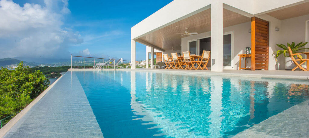 grenada villas pool deck